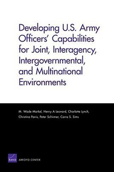 Developing US Army Officers Capabilities