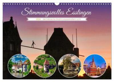 Stimmungsvolles Esslingen (Wandkalender 2026 DIN A3 quer), CALVENDO Monatskalender