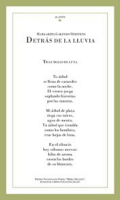 Detrás de la lluvia