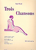 3 chansonspour chant et piano