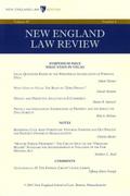 New England Law Review: Volume 49, Number 4 - Summer 2015
