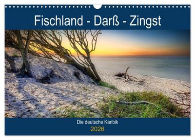 Fischland - Darß- Zingst (Wandkalender 2026 DIN A3 quer), CALVENDO Monatskalender