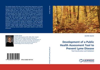 Development of a Public Health Assessment Tool to Prevent Lyme Disease