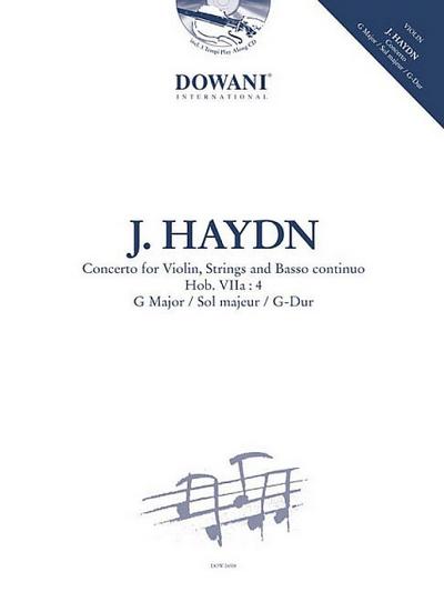 Konzert G-Dur Hob.VIIa:4 für Violine,Streicher und Bc. (+2CDs) für