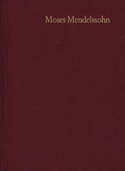 Moses Mendelssohn: Gesammelte Schriften. Jubiläumsausgabe / Band 19: Hebräische Schriften III: Briefwechsel (1761-1785)