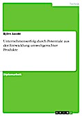 Unternehmenserfolg durch Potentiale aus der Entwicklung umweltgerechter Produkte