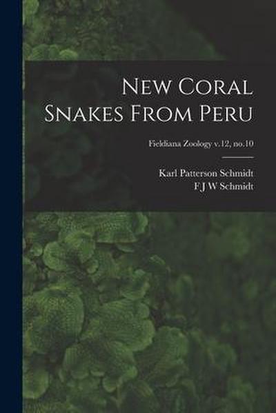 New Coral Snakes From Peru; Fieldiana Zoology v.12, no.10
