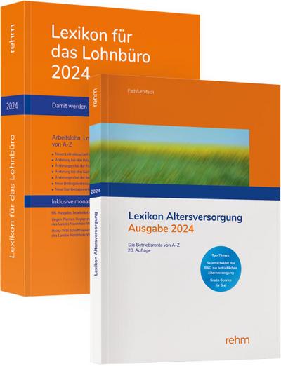 Buchpaket Lexikon für das Lohnbüro und Lexikon Altersversorgung 2024