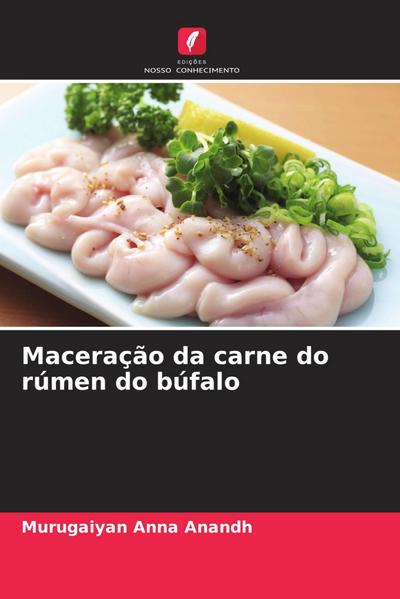 Maceração da carne do rúmen do búfalo