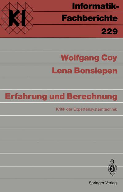 Erfahrung und Berechnung