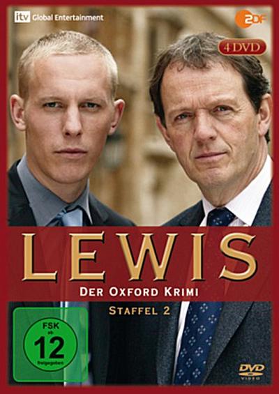 Lewis - Der Oxford Krimi. Staffel.2, 4 DVDs