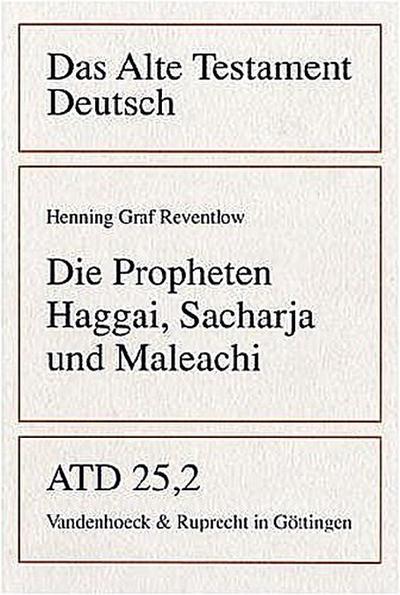 Die Propheten Haggai, Sacharja und Maleachi. Tl.2