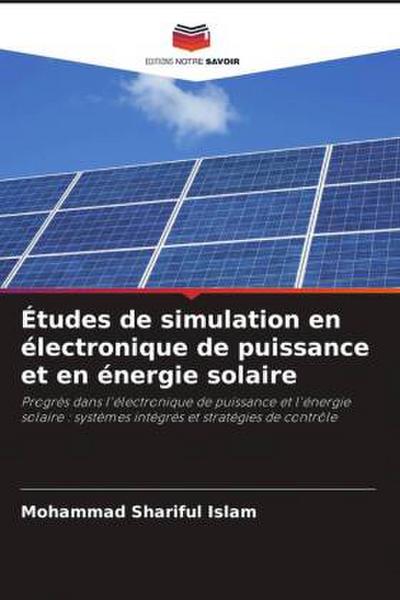 Études de simulation en électronique de puissance et en énergie solaire