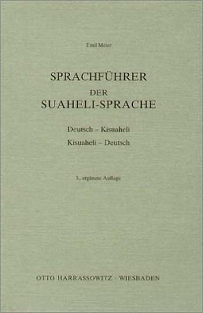 Sprachführer der Suaheli - Sprache 