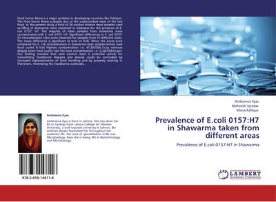 Prevalence of E.coli 0157:H7 in Shawarma taken from different areas
