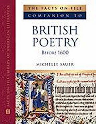 Sauer, M:  Companion to British Poetry Before 1600