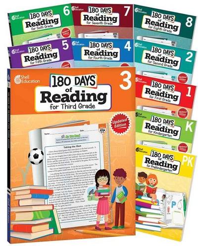 180 Days(tm) Reading 2nd Ed Complete 10-Book Set