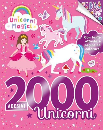 2000 adesivi unicorni