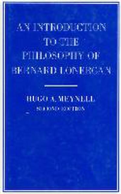 An Introduction to the Philosophy of Bernard Lonergan