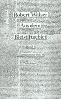 Aus dem Bleistiftgebiet. Mikrogramme aus den Jahren 1924-1933