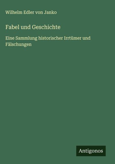 Fabel und Geschichte