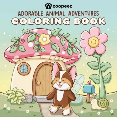 Adorable Animal Adventures Coloring Book