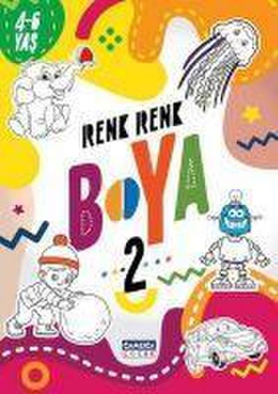 Renk Renk Boya 2 4-6 Yas