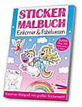 Sticker-Malbuch - Einhörner & Fabelwesen