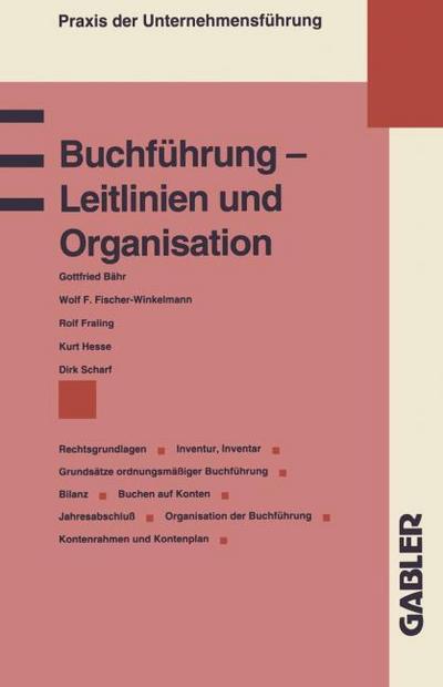 Buchführung Leitlinien und Organisation