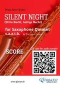 Saxophone Quintet score of "Silent Night"