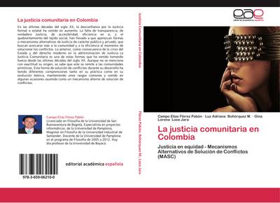 La justicia comunitaria en Colombia