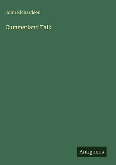 Cummerland Talk
