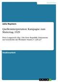 Quelleninterpretation: Kampagne zum Muttertag, 192