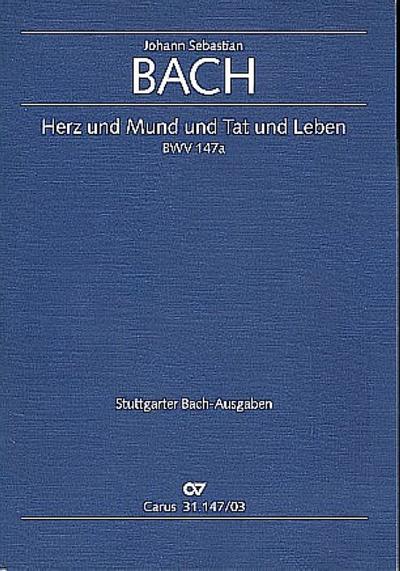 Herz und Mund und Tat und Leben (Klavierauszug)