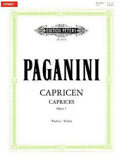 24 Capricen für Violine solo op. 1