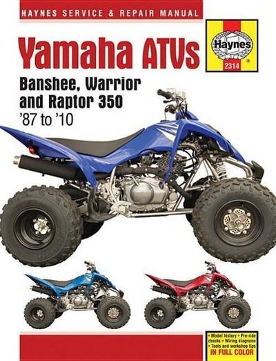 Yamaha Banshee, Warrior & Raptor 350 ATVs (87 - 10)