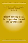 Recent Developments in Cooperative Control and Optimization
