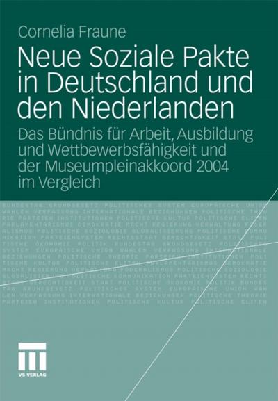 Neue Soziale Pakte in Deutschland und den Niederlanden