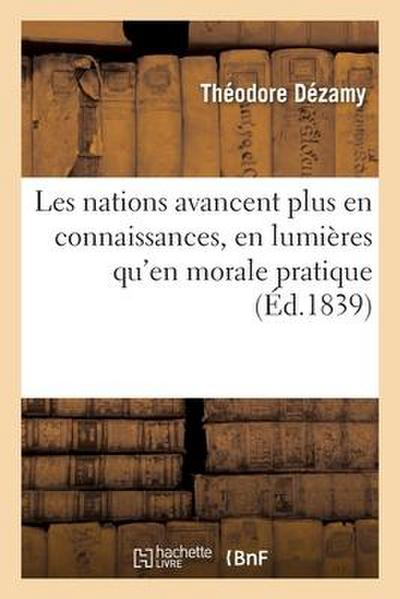 Question Proposée Par l’Académie Des Sciences Morales Et Politiques