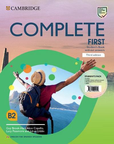 Complete First Student’s Pack (Student’s Book Without Answers and Workbook Without Answers) English for Spanish Speakers