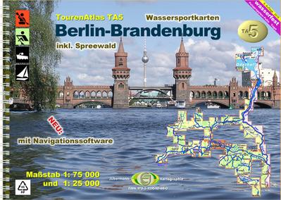 Jübermann TourenAtlas Wasserwandern Berlin - Brandenburg