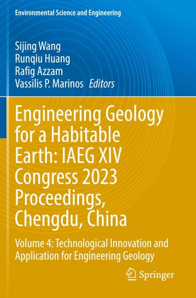 Engineering Geology for a Habitable Earth: IAEG XIV Congress 2023 Proceedings, Chengdu, China