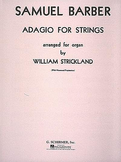 Adagio for stringsfor organ