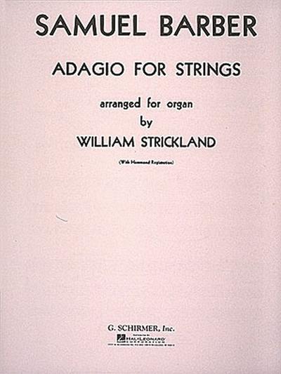 Adagio for stringsfor organ