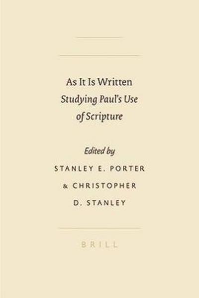 As It Is Written: Studying Paul’s Use of Scripture