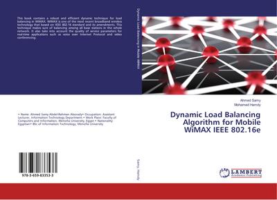 Dynamic Load Balancing Algorithm for Mobile WiMAX IEEE 802.16e