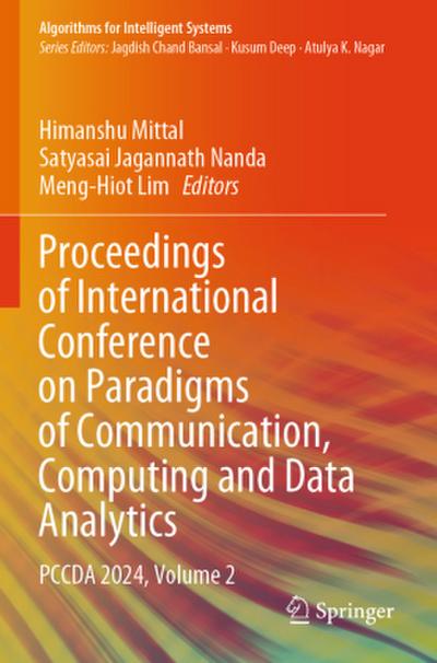 Proceedings of International Conference on Paradigms of Communication, Computing and Data Analytics