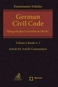 German Civil Code Volume I: Books 1-3: §§ 1-1296 (Beck international)