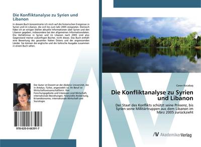 Die Konfliktanalyse zu Syrien und Libanon