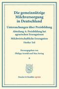 Die gemeinnützige Milchversorgung in Deutschland.